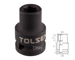Головка торцевая ударная шестигранная 1/2", 9 мм TOLSEN TT18209