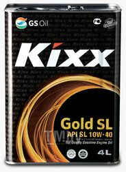 Моторное масло полусинтетическое KIXX G SL CF 10W40 4L API: SL CFSemi Synthetic (), Ж банка L531644TE1