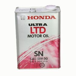 Моторное масло HONDA 5W30 (4L) Ultra LTD API SNILSAC GF-5 821899974