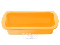 Форма для выпечки, силиконовая, прямоугольная, 27х13.5х6 см, оранжевая, PERFECTO LINEA