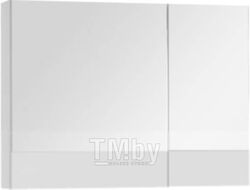 Шкаф с зеркалом для ванной Aquanet Верона 90 / 172339 (белый камерино)