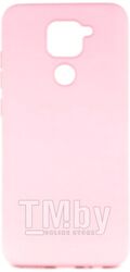 Чехол-накладка Case Cheap Liquid для Redmi Note 9 (розовый)