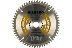 Диск пильный Hilberg серия Industrial Ламинат 165x56Тx20 mm HL165