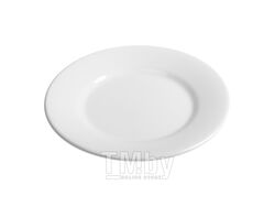 Тарелка десертная керамическая, 198 мм, круглая, серия Лапсеки, белая, PERFECTO LINEA