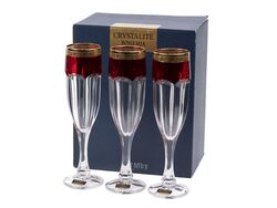Набор бокалов для шампанского стеклянных декор. "SAFARI" 6 шт. 150 мл (арт. 433/1KC86/0/Z2267/150-669)