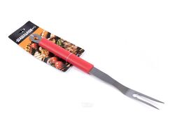 Вилка для гриля металлическая с пластмассовой ручкой 44 см Шашлычок