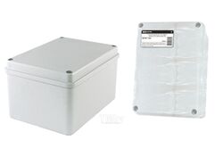 Распаячная коробка ОП 150х110х85мм, крышка, IP44, гладкие стенки, инд. штрихкод, TDM SQ1401-1261