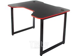Стол игровой Knight KNIGHT TABLE L RED столешница ДСП красный каркас черный