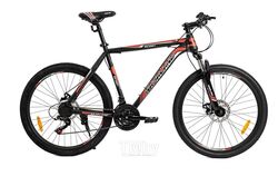 Велосипед горный NASALAND 26" черно-красный, рама 21 сталь