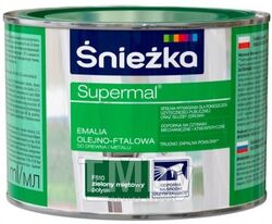 Эмаль масляно-фталевая SUPERMAL зеленая мятная F510 0.4л 8/1344 Sniezka