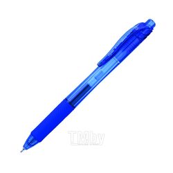 Ручка роллер "EnerGel-X" 0,5 мм, пласт., прозр., синий, стерж. синий Pentel BLN105-CX