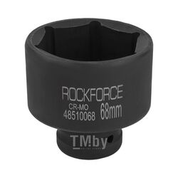 Головка ударная глубокая 1", 68мм (6гр) RockFORCE RF-48510068