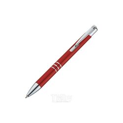 Ручка шарик/автомат "Ascot CP" 0,7 мм, метал., красный/серебристый, стерж. синий Easy Gifts 333905k