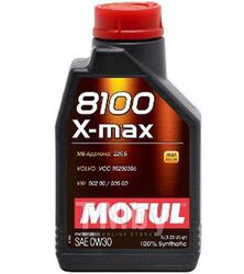 Моторное масло MOTUL 0W30 (1L) 8100 X-MAX 106569