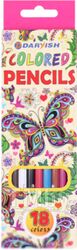 Набор цветных карандашей Darvish Бабочки / DV-1069-18 (18шт)