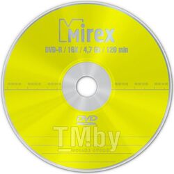 Оптический диск DVD-R 4.7Gb 16x Mirex в бумажном конверте с окном