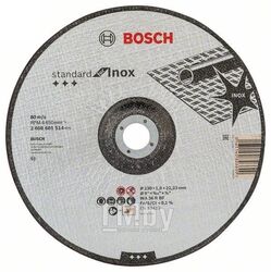 Круг отрезной 230х1,9х22,23 мм Standard for Inox BOSCH 2.608.601.514