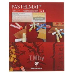 Блок бумаги для пастели "Pastelmat" 4 оттенка, 24x30см, 360 г, 12л. №1 Clairefontaine 96017С