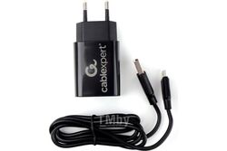 Зарядное устройство 2xUSB 2.4A, черный + кабель 1м lightning Cablexpert MP3A-PC-36
