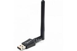 Сетевой адаптер USB Wi-Fi двухдиапазонный (2,4 ГГц и 5 ГГц) 600Мбит, USB, 802.11b/g/n/ac/а Gembird WNP-UA-009