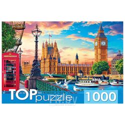 Пазлы 1000 элементов Великобритания.Лондон TOPpuzzle ХТП1000-2167