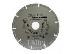 Диск алмаз. отрезной 125х1.0x22.2 мм для бетона Super Master HILBERG