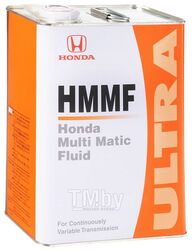 Трансмиссионное масло HONDA ULTRA MULTI MATIC FLUID HMMF (4L) для системы CVT HONDA 826099904