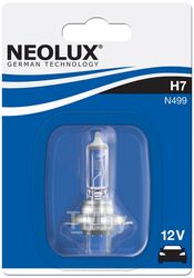 Лампа галогенная блистер 1шт H7 12V 55W PX26d Standart (стандартные характеристики) NEOLUX N499-01B