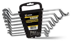 Ключи накидные KERN 6-22мм двухсторонние CrV (набор/8шт) KE130229