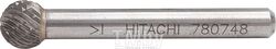 Фреза твердосплавная Hitachi 9,6х8/54мм, хв. 6мм, DIN8033"KUD"/ISO"D", сферическая,INOX H-K/780748