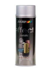 Краска DECO металлик-эффект серебристая 400мл MOTIP 302501