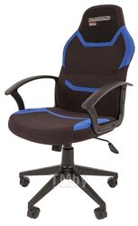 Кресло Chairman Game 9 ткань черно/ синий