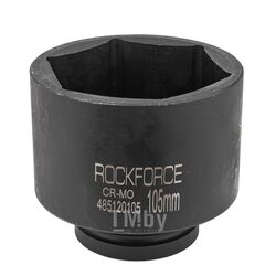 Головка ударная глубокая 1", 105мм (6гр.) RockFORCE RF-485120105