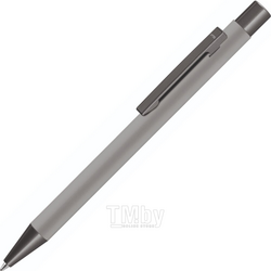 Ручка шарик/автомат "Ellipse Gum" 1,0 мм, метал., софт., серый, стерж. синий UMA 0-9540 GUM 66-0422