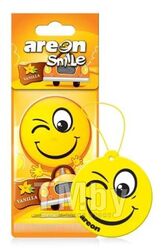 Ароматизатор SMILE Dry Vanilla картонка смайл AREON ARE-ASD11