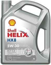 Масло моторное синтетическое 5л - 550046394 - ACEA C3, MB 229.31 / 229.51, BMW LL-04, SHELL SHELL 5W30 HELIX HX8 ECT C3/5