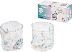 Набор стаканов, 2 шт., 230 мл, серия Ice Rock Opal Glow, PERFECTO LINEA 31-290300
