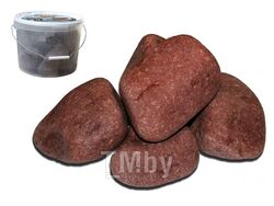 Камень для бани Яшма, обвалованный, ведро по 10 кг, ARIZONE