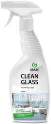 Очиститель стекол 600мл - Clean Glass: универсальный очиститель для стекол, зеркал, пластика, хрома, кафеля, мебели и т.д., не оставляет разводов, триггер-спрей GRASS 130600
