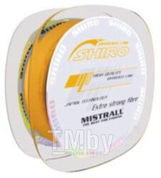 Леска плетеная Mistrall Shiro Bl Orang 0.04мм 150м / ZM-3429104