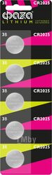 Батарейка CR2025 3V lithium 5 шт (блистер) ФАZА (Литиевые)
