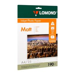 Фотобумага 120 г/м2 А4 односторонняя матовая 100 л. Lomond 0102003