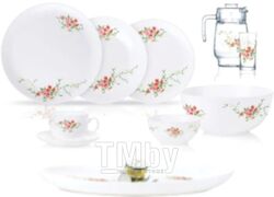 Набор столовой посуды Luminarc Diwali Floretta P7276 (46пр)