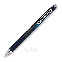 Ручка шарик/автомат "Maxriter Clic" 0,7 мм, пласт.,синий/серебристый., стерж. синий Cello 750