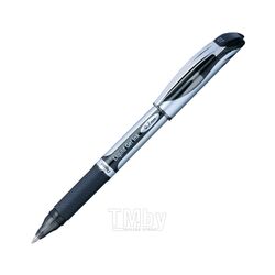 Ручка роллер "EnerGell BL57" 0,7 мм, пласт., глянц., черный/серебристый, стерж. черный Pentel BL57-AO