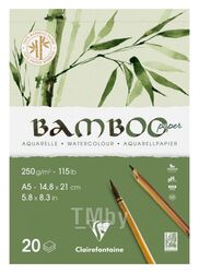 Блок-склейка "Bamboo" А5, 250г/м2, 20л. Clairefontaine 975918C