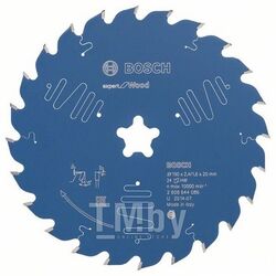 Пильный диск Expert for Wood 190xFFixx2.4/1.6x24T BOSCH