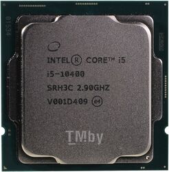 Процессор Intel Core i5-10400 (BOX) LGA1200 (6 ядер/4.3-2.9 ГГц/12 МБ/65W/Intel UHD Graphics 630)