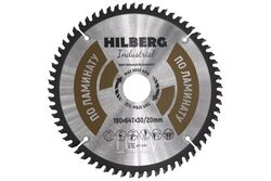 Диск пильный Hilberg серия Industrial Ламинат 190x64Тx30/20 mm HL190
