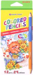 Набор цветных карандашей Darvish DV-10478 (12шт)